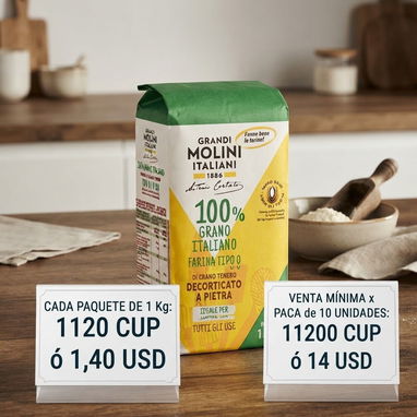 Azúcar Blanca Sebraz 1kg, Arroz San Genaro 1kg,  Harina Molini 1kg - 4/4