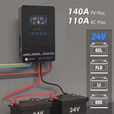 INVERSOR SOLAR SUMRY 4KW/120VAC|VOLTAGE 24V|NUEVOS EN CAJA!!_53849890_ - 2/3