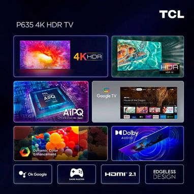Smart TV TCL de 55 pulgadas 4K HDR GOOGLE TV Precio $510 USD Transporte Adicional Garantía 3 meses Factura de Venta - Img 113565236