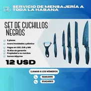🍴 SETS DE CUCHILLOS DE VARIOS MODELOS  💲12 USD Y 💲15 USD - Img 52639244