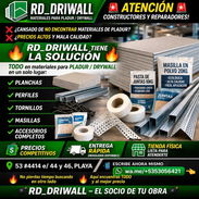 🚨🚨RD_DRIWALL📣... ¡ATENCIÓN 🔥 RD_DRIWALL TIENE LA SOLUCIÓN 🔥 💥 TODO en materiales para PLADUR / DRYWALL en un solo - Img 54870921