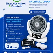 Ventilador Recargable Cloud*, Modelo 606. Batería de Litio 3600 mAh. - Img 56562412