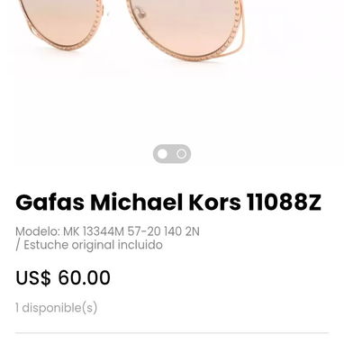 Gafas Michael Kors. Estuche original incluído. De mujer y hombre. Originales - 2/4