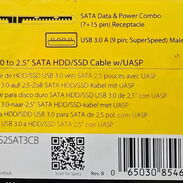 Cable para disco duro SATA HDD/SSD de 2,5" con UASP a USB 3.0 - Img 45519853