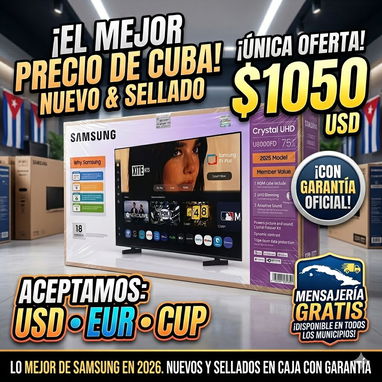 VENDO NUEVOS EN CAJ SELLADOS CON GARANTIA TV SAMSUNG Smart TV 65P U8000FB Cristal 4K 2026 U8000F W 53321047 - Img 122410848