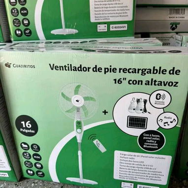 Ventilador de pie recargable - Img 118680459