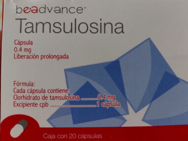 Vendo Tamsulosina caja 20 Cápsulas de 0,4 mg vence junio 25. - Img main-image