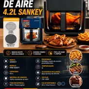 🍤 FREIDORA 🍤 DE AIRE SANKEY 4.2 LITROS. MENSAJERÍA CON FACTURA Y GARAMTÍA. 📲 54833699 - Img 55978784