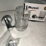 🥃✨ PORTA VASO SEMI EMPOTRAR RUGO Dale un toque moderno y elegante a tu baño. 🚿 🔹 Marca: RUGO 🔹 Tipo: Semi empotrar - Img 57797643