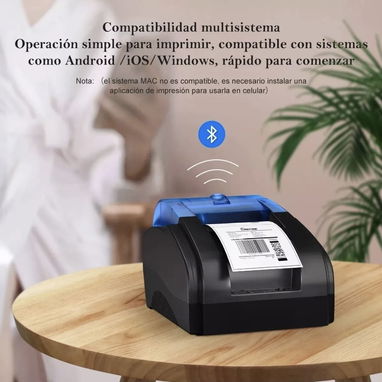 Impresora térmica pequeña para imprimir recibos - Img 111285673