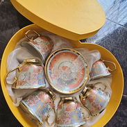 Juego de Tasas para Te Nuevo. de porcelana antigua. - Img 56945204