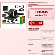 KIT DE ENTRENAMIENTO ABDOMINAL MULTIFUNCIONAL . - Img 57881892
