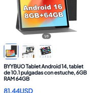 BYYBUO Tablet Android de 10.1 Pulgadas (¡Incluye Estuche de Regalo!) - Img 56693178
