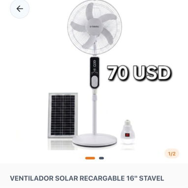 Aprovecha y compra ahora tú ventilador recargable - Img 121253547