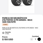 Neumáticos 215/70R15C 8 PR GREEN- MAX VAN 109/107R - Img 57629564