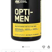 Optimum Nutrition Opti-Men Suplemento multivitamínico diario, 240 tabletas - Img 56396914
