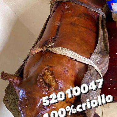 Comida criolla,puerco asado , pierna asada ,comida cubana , puerco asado - 8/10