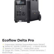 Ecoflow Delta Pro  Capacidad: 3600Wh (expandible hasta 25kWh) - Img 56483646