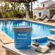 Pintura para piscinas Montosport 4lts - Img 55765727