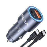 Cargador de Carro 38W con doble Puerto USB y Tipo C PD 20W + QC3 18 W. Carga rápida - 1Hora GAR241 🌐 $6.24 - Img 57075174
