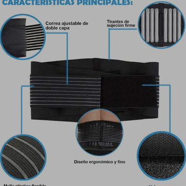 Faja de fuerza lumbar - Img 123703756