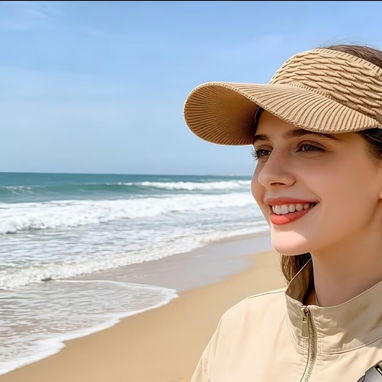Visera / gorra de playa estilo coreano - 2/4