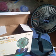 Porta móviles + ventilador recargable. Ideal para estudiar, trabajar y estar fresco en los apagones - Img 55449871