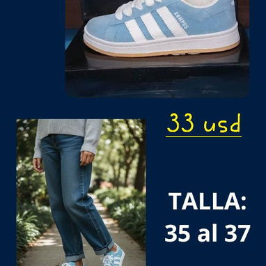 ADIDAS CAMPUS Y ADIDAS SAMBA 33 Y 30 USD O AL CAMBIO ACEPTAMOS TRANSFERENCIAS - Img 117906029
