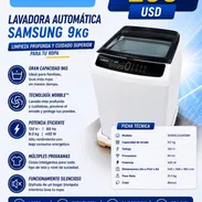 🚨 LAVADORA AUTOMÁTICA SAMSUNG 9 KGS‼️ - Img 55496725