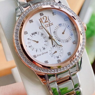RELOJ CITIZEN ECODRIVE SILHOUTTE CRYSTAL (FD2016-51A) DE MUJER , 37MM , COLOR DOBLE TONO EN ACERO INOXIDABLE  58049738 - Img 122434422