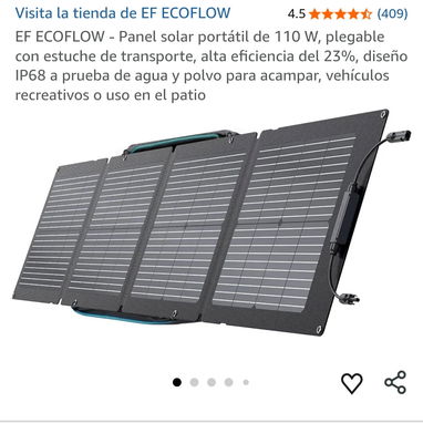 PANEL SOLAR ECOFLOW 110 WATTS - Img 121489896