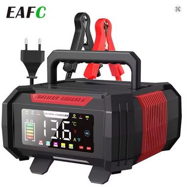 Cargador de batería completamente automático de 12V/15A-24V/8A, pantalla garande. (GEL, AGM, LiFePO4) Nuevo! Sellado! - Img 118921452