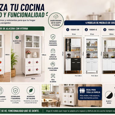 Muebles para cocina. Mensajería incluída - Img 123735835