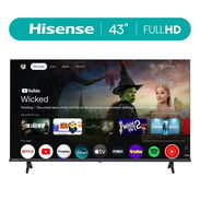 Full HD Smart TVHisense 43 inch.Roku tv- FHD Resolution, DTS Virtual:X, AI Sports Mode, Natural Color Enhancer - Img 55406406