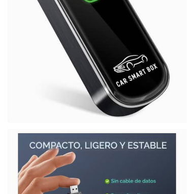 Adaptador inalámbrico para autos Carplay - 3/4
