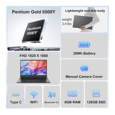 LAPTOP ARCBUC 15.6" FHD IPS - 8GB RAM - $318 USD - 2/3