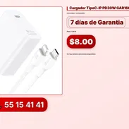 Cargador TipoC-IP PD30W GAR166 VPT-0073 - Img 56196479