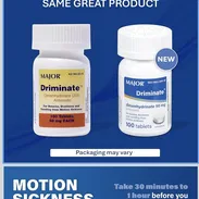 Gravinol(Dimenhydrinate) 50mg(100 tabletas) - Img 55068056