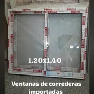 ventanas de aluminio y vidrio nuevas okm de 1.20x1.40 aprobechen que estamos en rebajas - Img 58335544