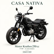 🏍️ Motor krathos 250 cc | Negro y azul · 17 HP y 6 velocidades - Img 58111415