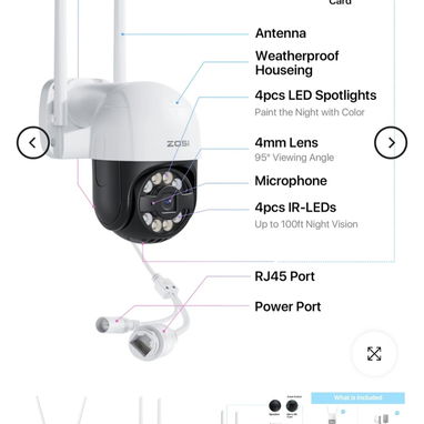 Cámaras de seguridad ZOSI 4MP PTZ MODELO C289 y C298 Pro🔐 - Img 109888476