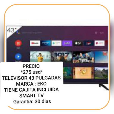 📺 Vendo Smart TV – Varias pulgadas y marcas – Con WiFi, apps y control por voz 📺 - Img 123937048