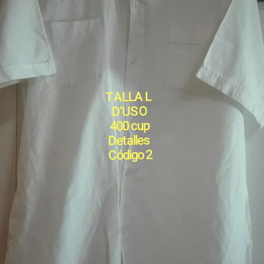 Camisas blancas buen estado para hombre - Img 118562702