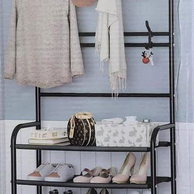Mueble multifuncional (Zapatera, percha) - 3/4