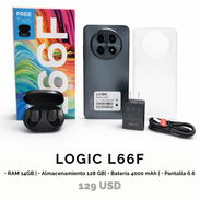 Teléfono Celular Logic L66F + Audífonos inalámbricos (Mensajería Disponible) - Img 55214578