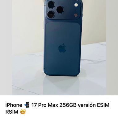 iPhone 17 Pro Max SELLADOS EN CAJA Sim física y versiones esim - Img 121737719