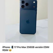 Iphone 17 pro max 256gb eSim rSim 100% 133 ciclos - Img 55001117