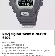Reloj digital CASIO G-SHOCK 6900. Nuevo - Img 50164290