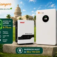 Inversor 6 kw Must Bateria 8 kwh Felicity en 3600 usd - Img 56174425