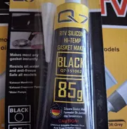 Silicona de alta temperatura negra 85 g .  Damos factura, aceptamos transferencia.  Mensajeria por costo adicional. - Img 48694961